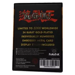 Yu-Gi-Oh! Réplique Carte Marshmallon Plaqué Or 7cm
