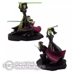 Star Wars Clone Wars Barriss Offee and Luminara Unduli Maquettes Animated Statue