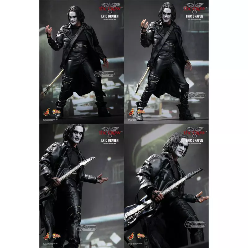 Hot Toys MMS210 The Crow Eric Draven ( Brandon Lee ) 1/6 Collectible Figurine 30cm