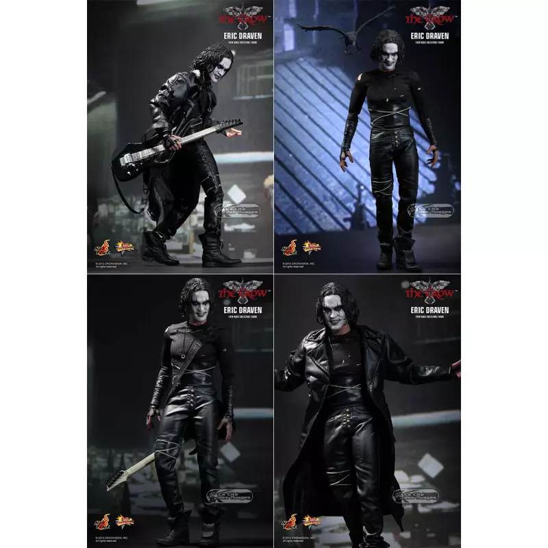 Hot Toys MMS210 The Crow Eric Draven ( Brandon Lee ) 1/6 Collectible Figurine 30cm