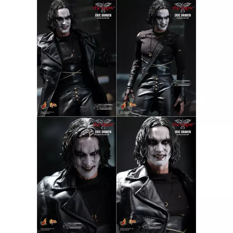 Hot Toys MMS210 The Crow Eric Draven ( Brandon Lee ) 1/6 Collectible Figurine 30cm