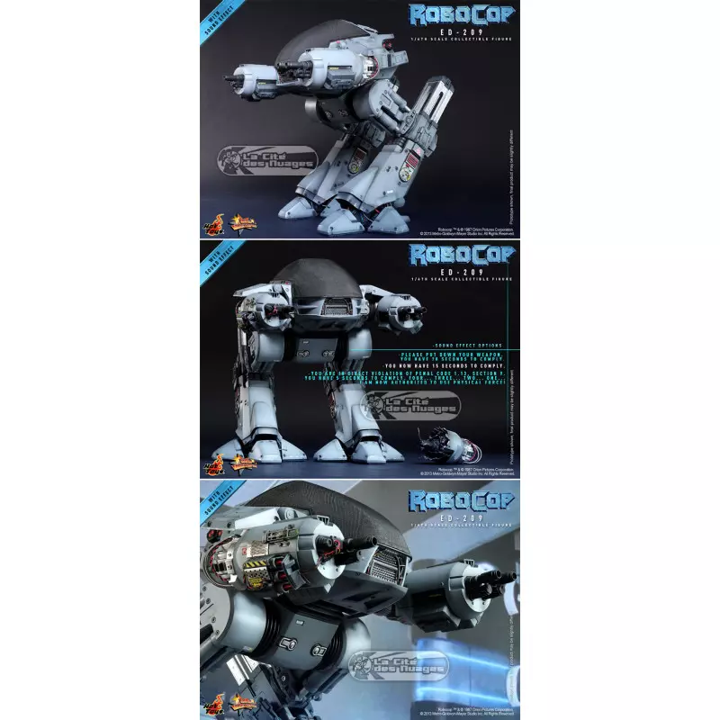 Hot Toys MMS204 RoboCop ED 209 1 6th scale Collectible with sound