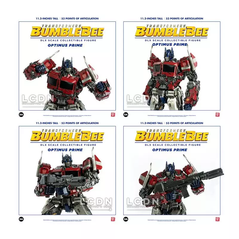 Transformers Bumblebee Optimus Prime DLX Scale Collectible Figure 29cm 3Z0159 Threezero