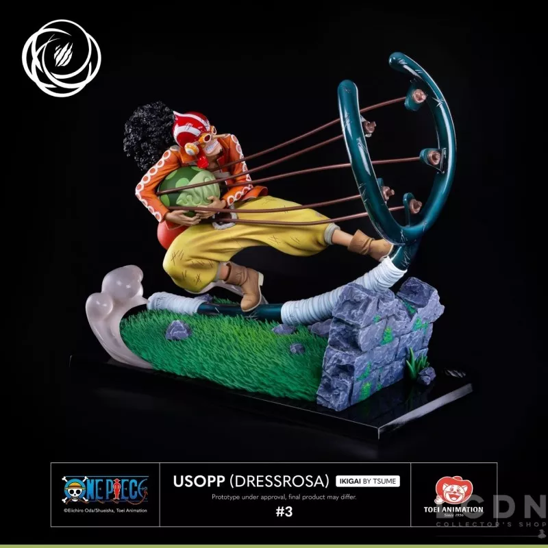 One Piece Statue 1/6 Usopp (Dressrosa) Ikigai by Tsume 36cm