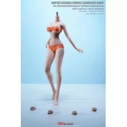 TBLeague PLLB2021-S40A Corps Féminin Seamless Body sans articulation Type Grand et Mince Pâle et Grosse Poitrine 1/6