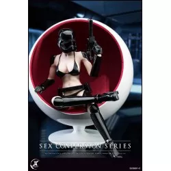 Clothing set 1/6 Sex Conversion Series Bikini Female Warrior Star Soldier Black X2Y TOYS SCS001-C