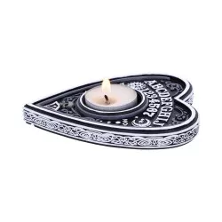 Spirit Board Ouija Porte-bougie chauffe-plat noir et blanc 9.5cm