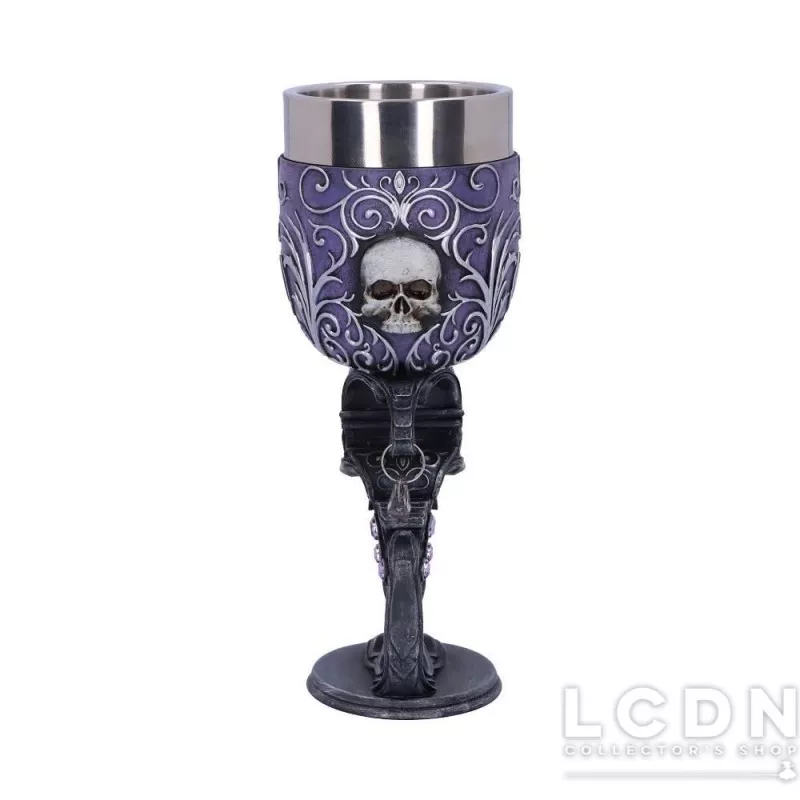Ensemble de 2 Coupes Cœur de Crânes Jumeaux 18.5cm