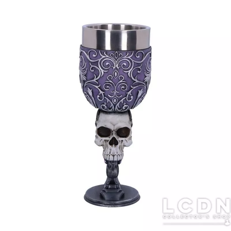 Ensemble de 2 Coupes Cœur de Crânes Jumeaux 18.5cm