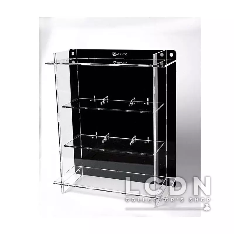 Atlantic Multicase Vitrine étagère murale pour véhicules 1/18 3 étages pour  3 pièces