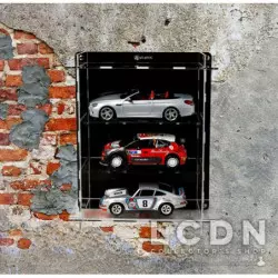 Atlantic Multicase 3x1 for 3 pieces 1/18 scale cars