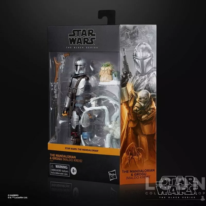 Star Wars The Mandalorian The Black Series Action Figurine 2021 Mandalorian  & Grogu (Maldo Kreis) 15cm