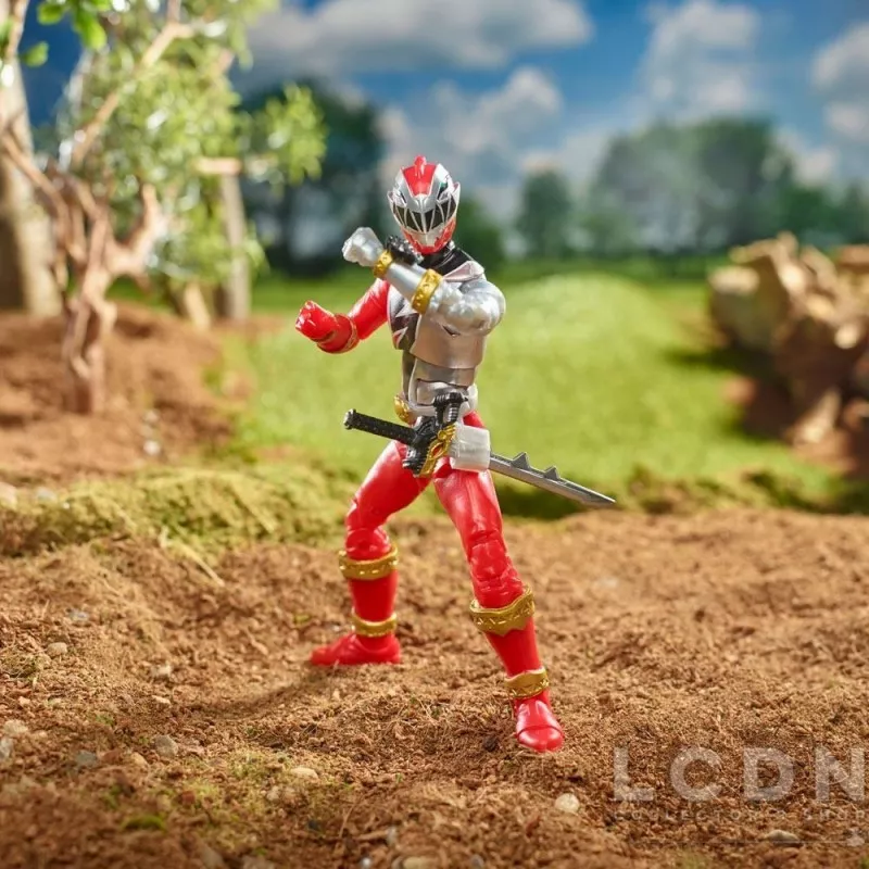 Power Rangers Dino Fury Lightning Collection Action Figurine 2022 Ranger Rouge 15cm