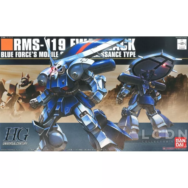 HG Gundam Model Kit 1/144 RMS-119 EWAC Zack n°096