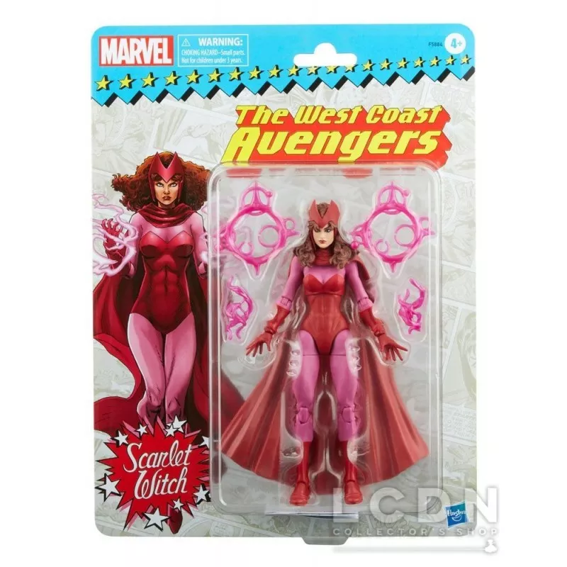 Marvel Legends Retro Collection Series Action Figurine Scarlet Witch (West Coast Avengers) 15cm