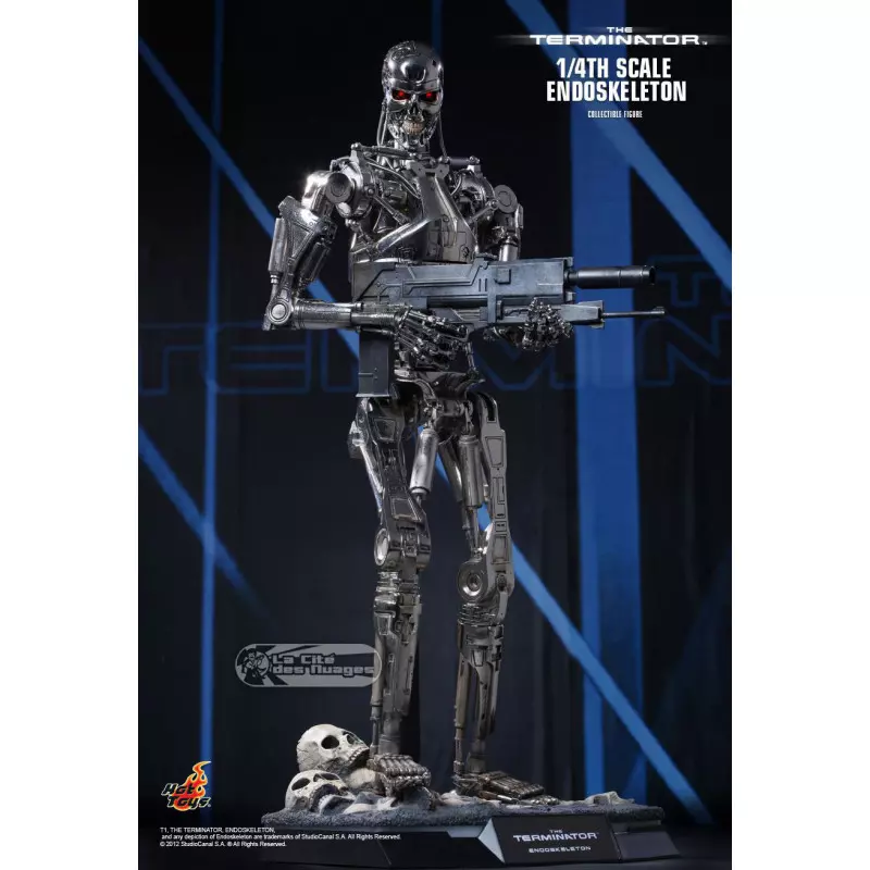 Hot Toys QS002 1/4 Terminator Endoskeleton Limited Edition Collectible Figure 47cm (Displayed model)