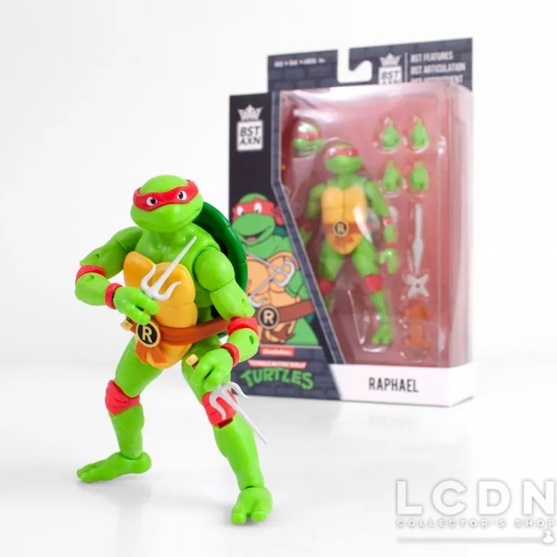 Les Tortues Ninja (Teenage Mutant Ninja Turtles) Action Figurine Raphael  BST AXN 12cm