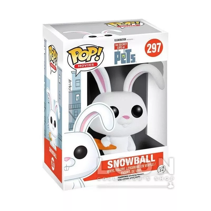 The Secret Life of Pets POP Movies Snowball Vinyl Figure 10cm N 297