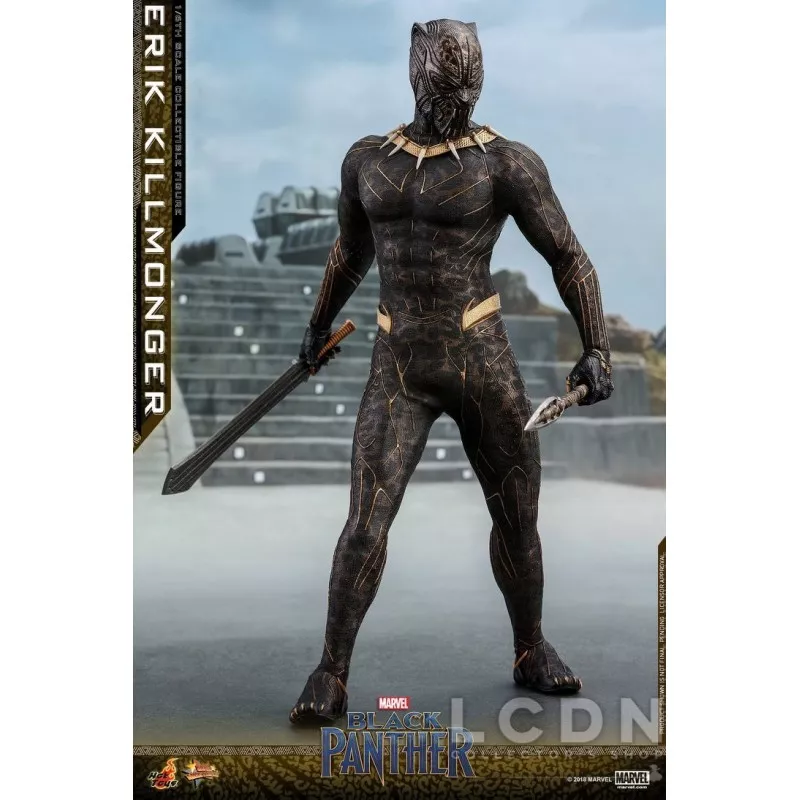Hot Toys MMS471 Black Panther Erik Killmonger Michael B. Jordan 1 6th scale Collectible Figure 31cm