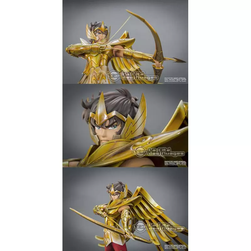 Saint Seiya Aiolos Sagittarius Gold Saint HQS Statue Tsume Art 34cm (New)