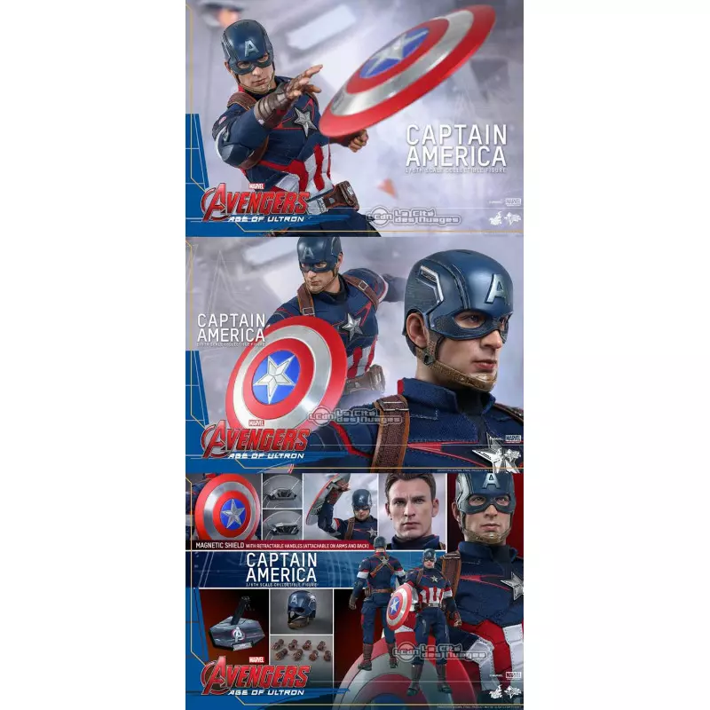 Hot Toys MMS281 Avengers Age of Ultron Captain America Chris
