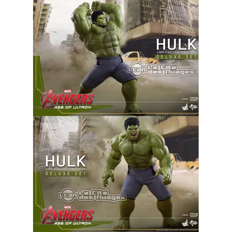 特撮 HOT TOYS DELUXE COLLECTIBLE SET HULK Hulk (Deluxe Set) Sixth Scale Figure by Hot Toys /Rare