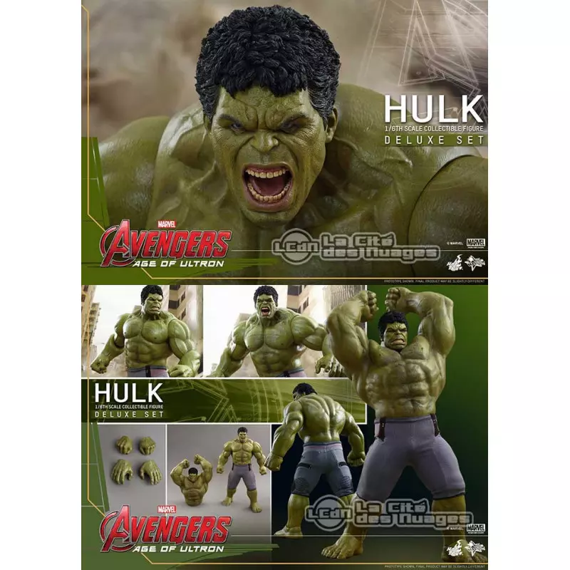 HOT TOYS DELUXE COLLECTIBLE SET HULK