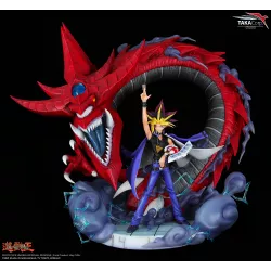 Yu-Gi-Oh! Statue 1/6 Yami Yugi & Slifer Le Dragon Céleste 51cm