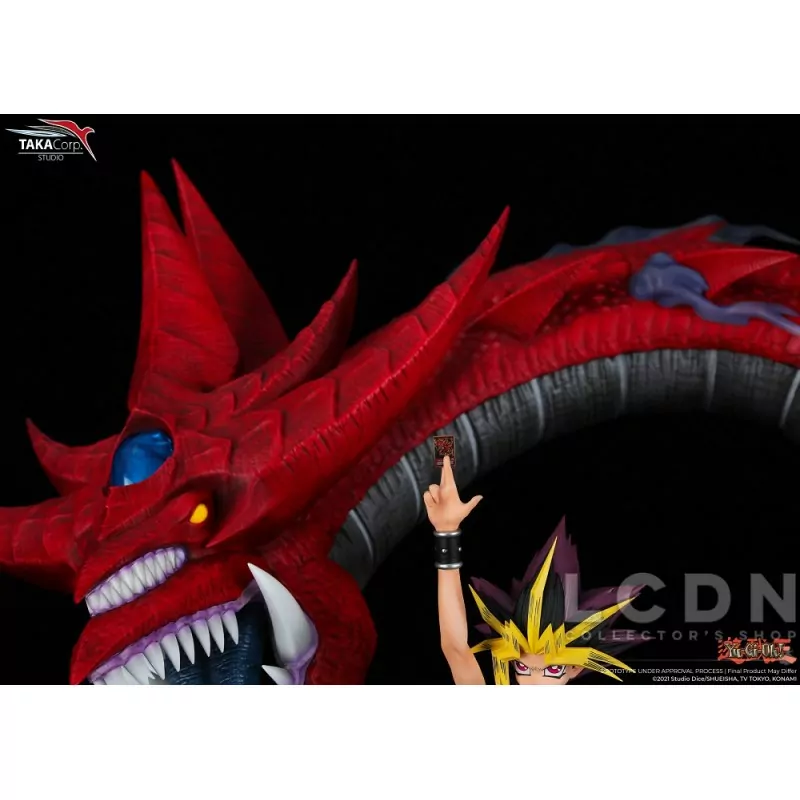 Yu-Gi-Oh! Statue 1/6 Yami Yugi &amp; Slifer Le Dragon Céleste 51cm