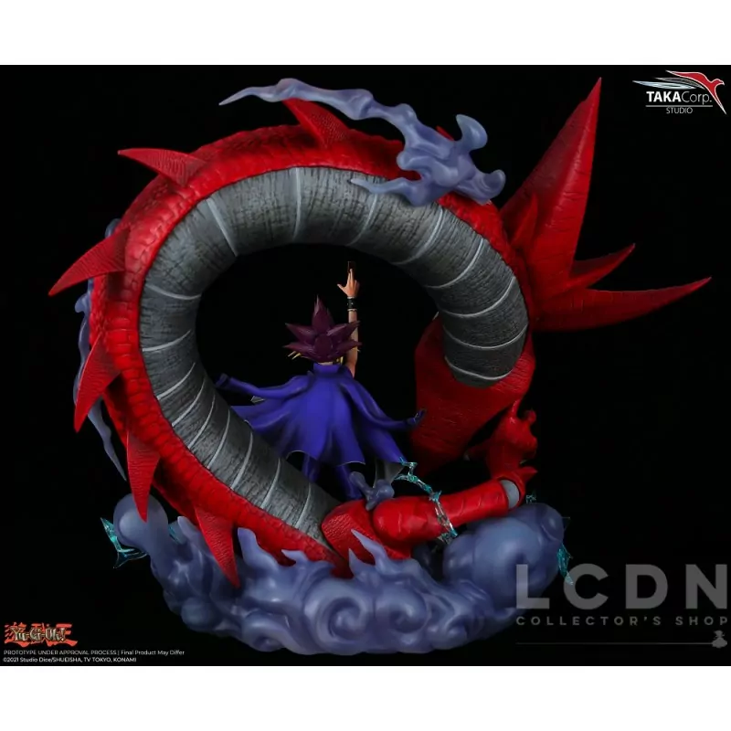 Yu-Gi-Oh! Statue 1/6 Yami Yugi &amp; Slifer Le Dragon Céleste 51cm