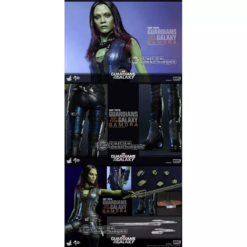 Hot Toys MMS259 Guardians of the Galaxy Gamora ( Zoe Saldana ) 1/6 Collectible Figurine 28cm