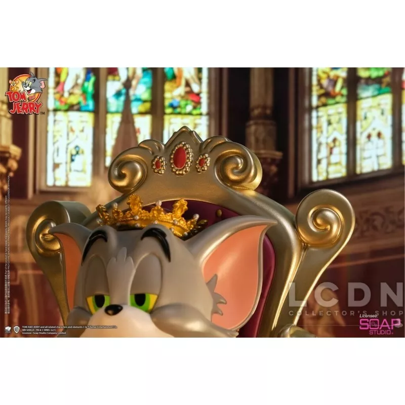Tom &amp; Jerry Statue Royal Court Tom 31cm