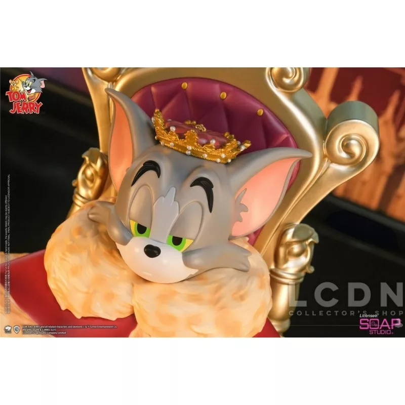 Tom &amp; Jerry Statue Royal Court Tom 31cm