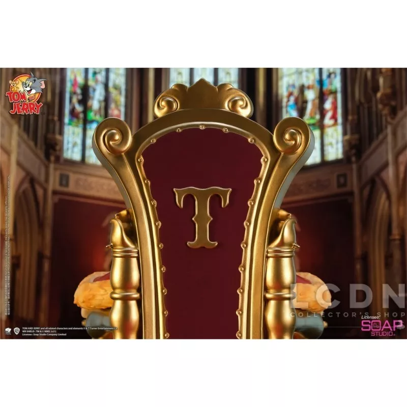 Tom &amp; Jerry Statue Royal Court Tom 31cm