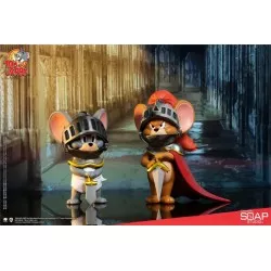 Tom & Jerry Statue Royal Court Jerry and Tuffy 18cm