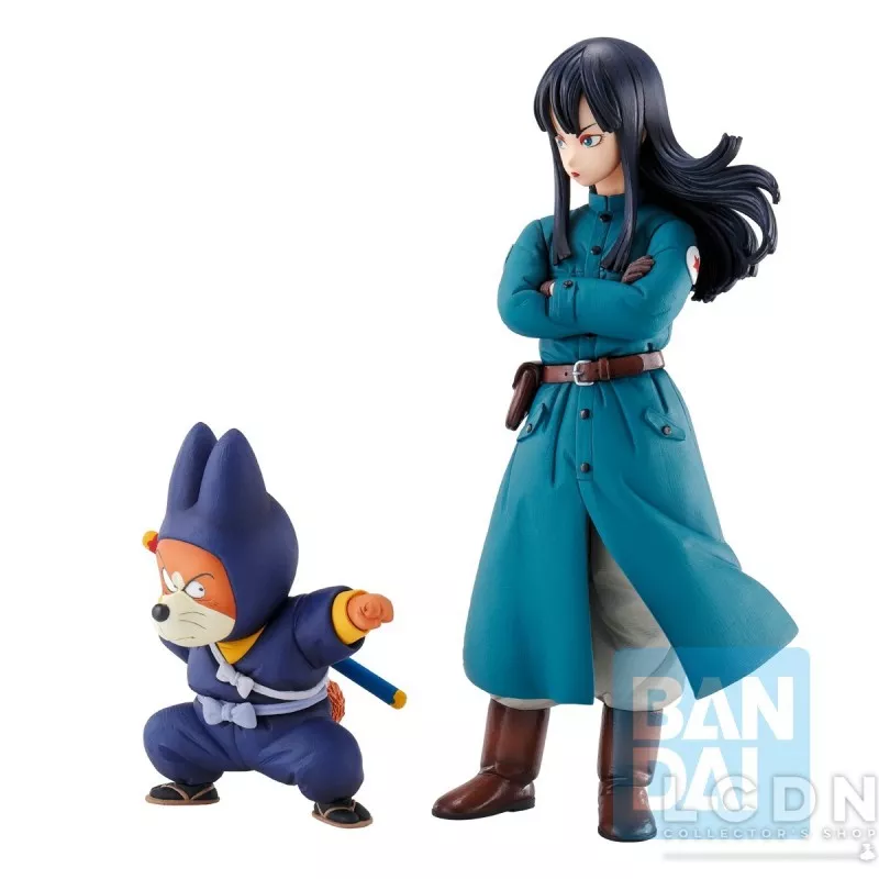 Dragon Ball Statue Ichibansho Ex Mystical Adventure Shu &amp; Mai 9,5 &amp; 21cm