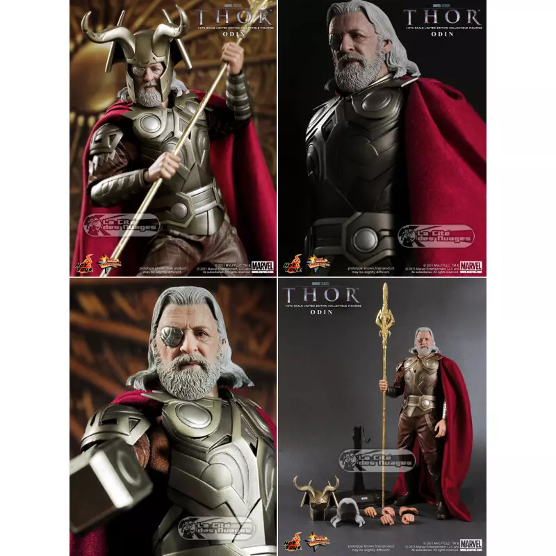 Hot Toys MMS148 Thor Odin 1 6 Collectible Figure 30cm defect model