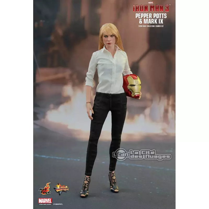 Hot Toys MMS311 Iron Man 3 Pepper Potts &amp; Mark IX 1/6th scale Collectible Figures Set