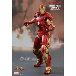 Hot Toys MMS311 Iron Man 3 Pepper Potts & Mark IX 1/6th scale Collectible Figures Set