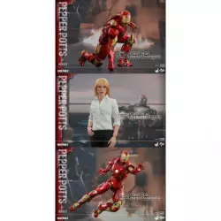 Hot Toys MMS311 Iron Man 3 Pepper Potts & Mark IX 1/6th scale Collectible Figures Set