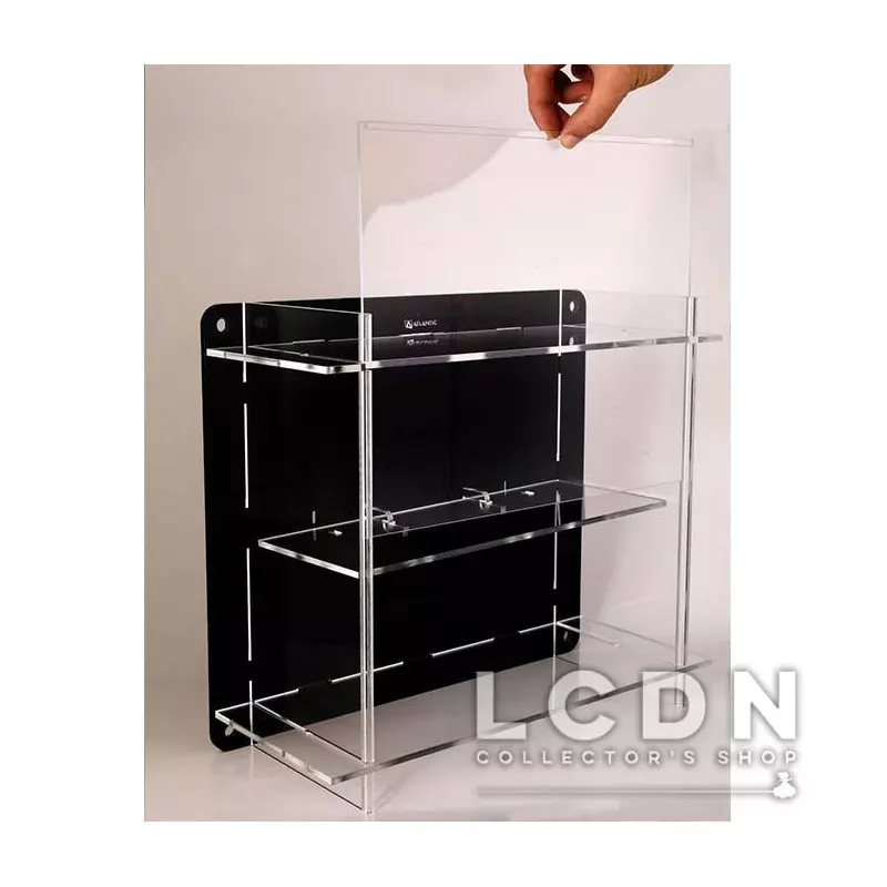 Creative Deco Vitrine Murale Petite Etagere Bois Non Peinte, 51  Compartiments, 52 x 46 x 5 cm, Vitrine pour Collection, Bureau et  Bibliotheque