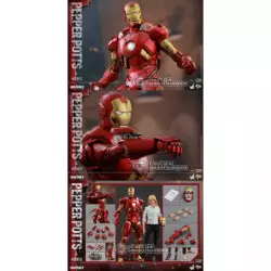 Hot Toys MMS311 Iron Man 3 Pepper Potts & Mark IX 1/6th scale Collectible Figures Set