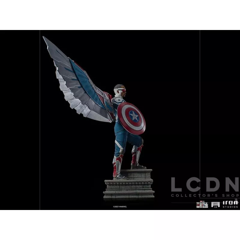 Marvel The Falcon and the Winter Soldier Statue 1/4 Legacy Replica Captain America Sam Wilson Complete Version 57-83cm