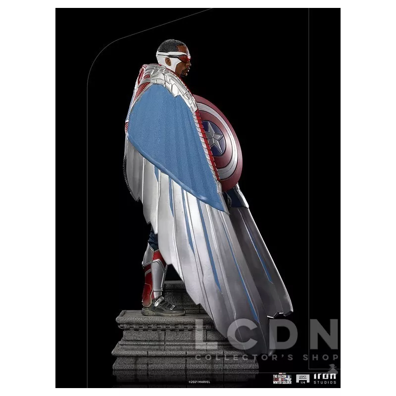 Marvel The Falcon and the Winter Soldier Statue 1/4 Legacy Replica Captain America Sam Wilson Complete Version 57-83cm