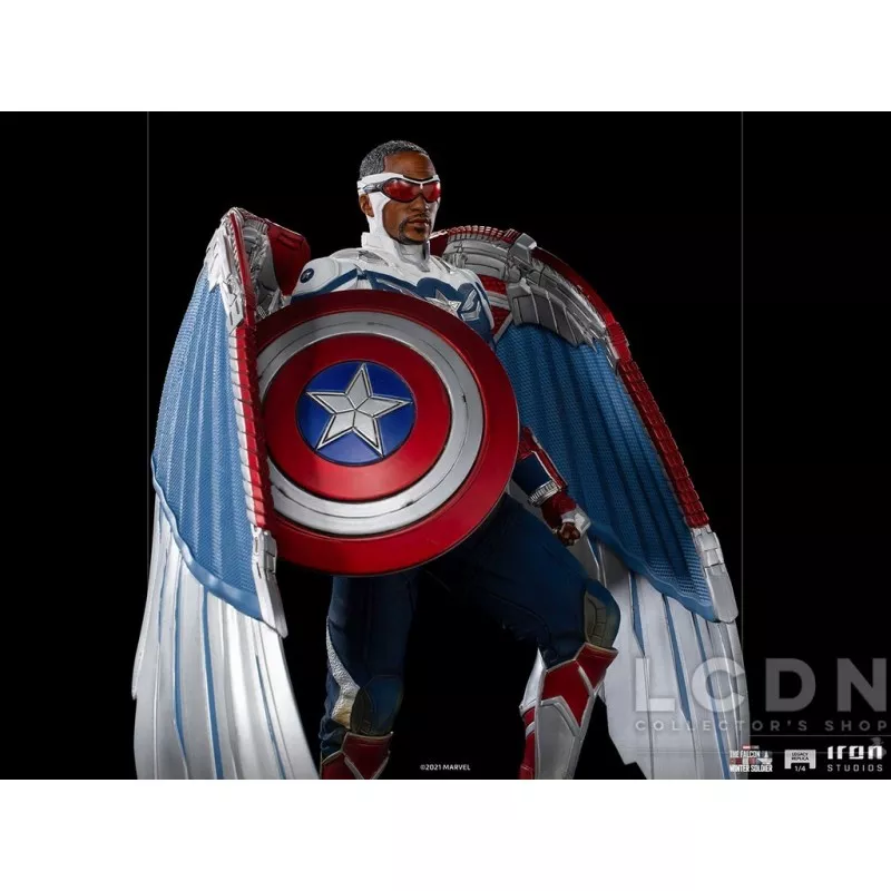 Marvel The Falcon and the Winter Soldier Statue 1/4 Legacy Replica Captain America Sam Wilson Complete Version 57-83cm
