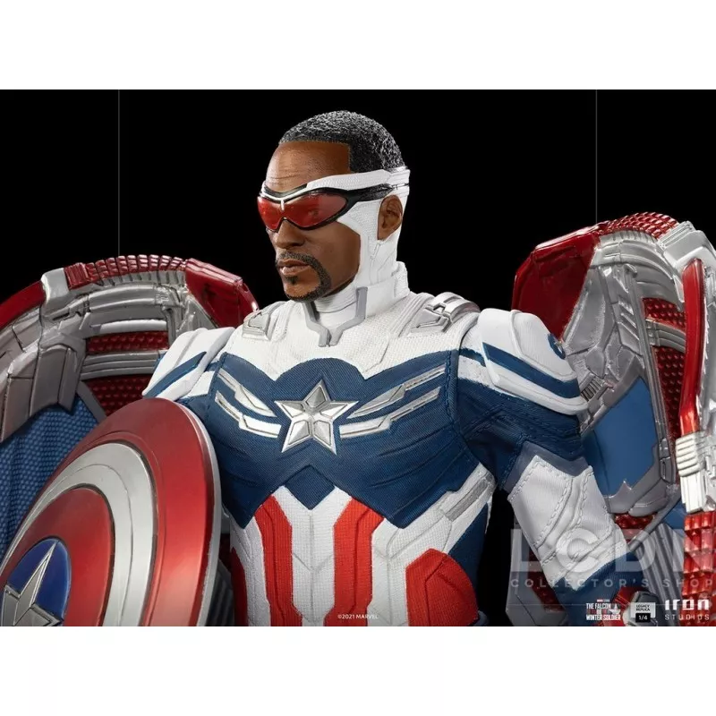 Marvel The Falcon and the Winter Soldier Statue 1/4 Legacy Replica Captain America Sam Wilson Complete Version 57-83cm