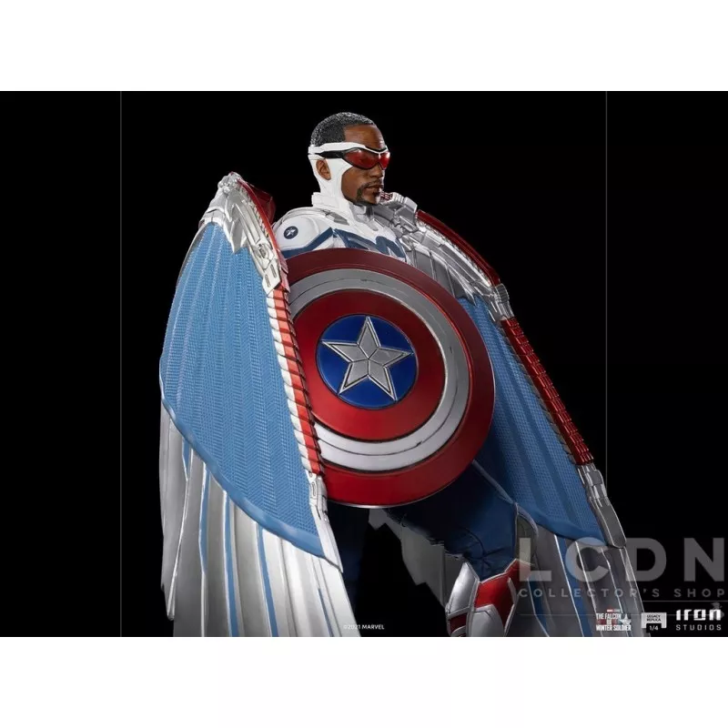 Marvel The Falcon and the Winter Soldier Statue 1/4 Legacy Replica Captain America Sam Wilson Complete Version 57-83cm