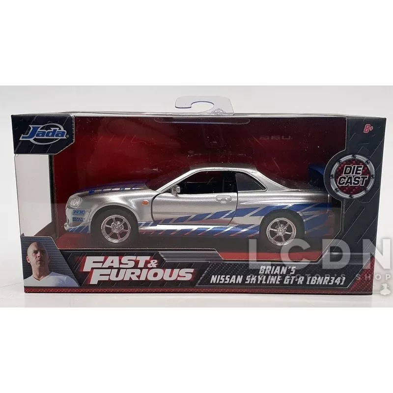 JADA TOYS FAST & FURIOUS BRIAN'S NISSAN SKYLINE GT-R JOUET VOITURE EN  PROMOTION