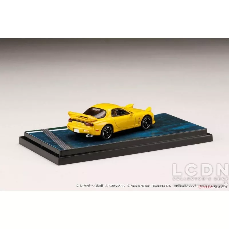 Initial D Project D Mazda RX-7 FD3S Keisuke Takahashi Diorama Set 1/64