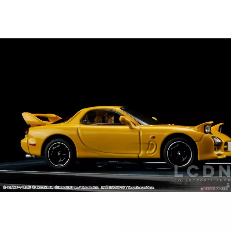 Initial D Project D Mazda RX-7 FD3S Keisuke Takahashi Diorama Set 1/64